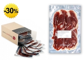 Sliced jamon Ibericos Frexnense