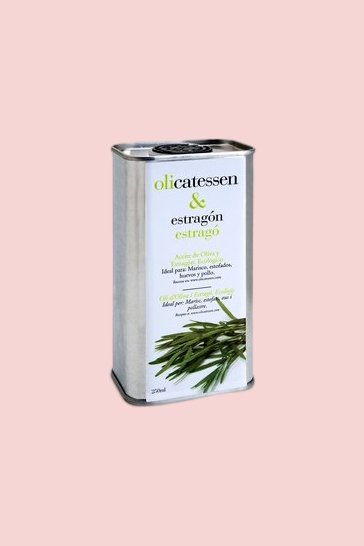 Organic Olive Oil with Tarragon Olicatessen 250 ml