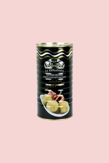 Green Olives Stuffed with Anchovies La Explanada 1440 gr