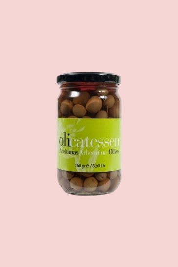Organic Arbequina Olives Olicatessen 160 gr