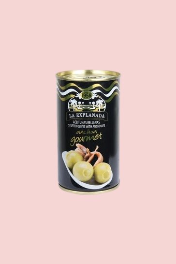 Green Olives Stuffed with Anchovies La Explanada 350 gr