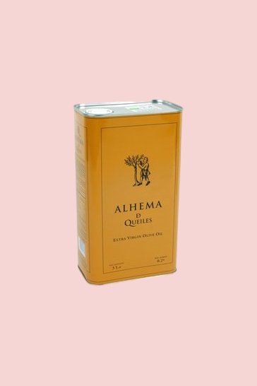 Organic Extra Virgin Olive Oil Alhema de Queiles Arbequina 3 litres