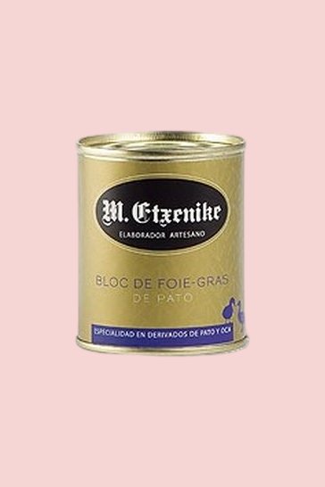 Block of Duck Foie Gras M. Etxenike 130 gr