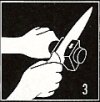 How to swipe a knife through a TwinSharp sharpener