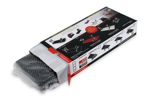 Ham stand protected with packing bubble wrap