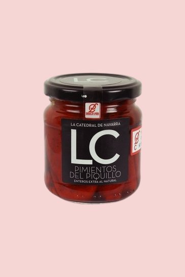 Piquillo whole Peppers from Lodosa La Catedral de Navarra 190 gr