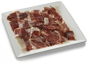 A plate of jamon iberico pata negra