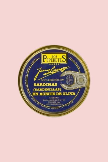 Sardines in olive oil Los Peperetes 150 gr (sardinillas)