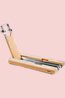 Ham Stand Lojamonero S in Wood and Stainless Steel (Folding)